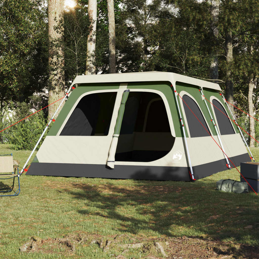 Vidaxl Dome Tält 8-person Fast Release Green