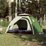 Vidaxl Dome Tent 4-Persona Fast Release Green