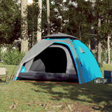 VidaXL Dome tent 4-person fast release blue