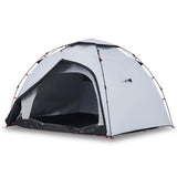 Vidaxl Dome Telt 4-personers hurtig frigivelse Blackout Fabric White