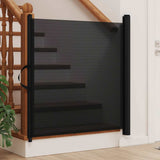 Vidaxl huisdierenhek uittrekbaar 82,5x125 cm zwart