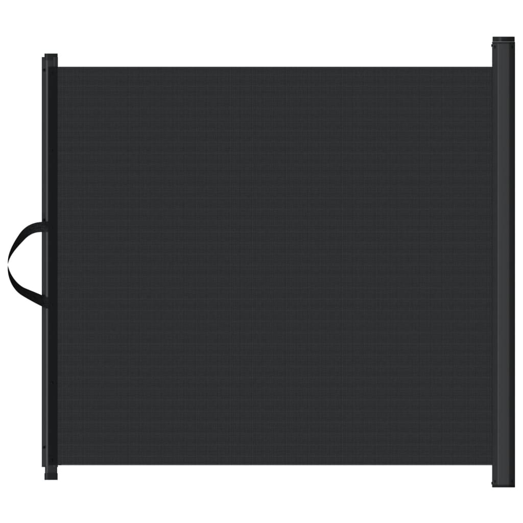Vidaxx ausziehbares Haustiergitter 102,5x125 cm schwarz