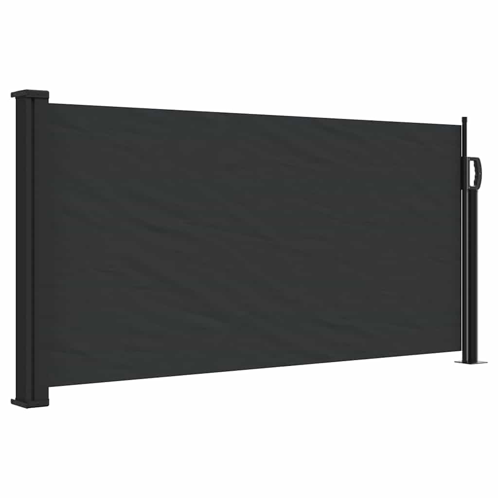 Vidaxx ausziehbarer Windschutz 100x300 cm schwarz