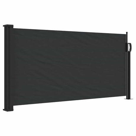 Vidaxx ausziehbarer Windschutz 100x300 cm schwarz