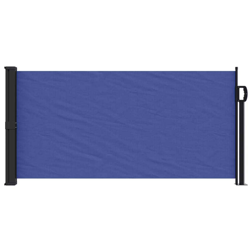 Pare-brise vidaxl extensible 100x300 cm bleu