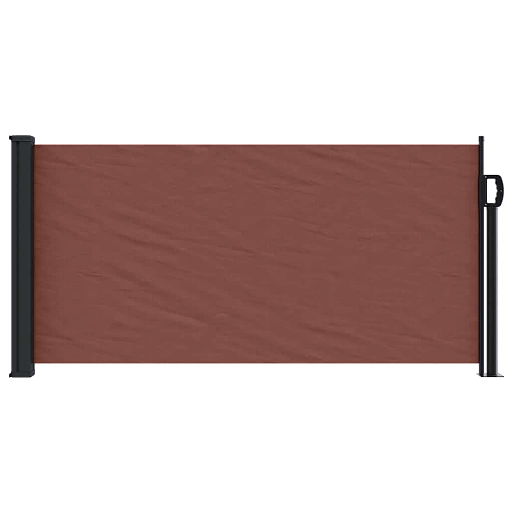 Vidaxx ausziehbarer Windschutz 100x300 cm braun