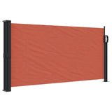 VidaXL Windshield Extendable 100x300 cm Terracotta