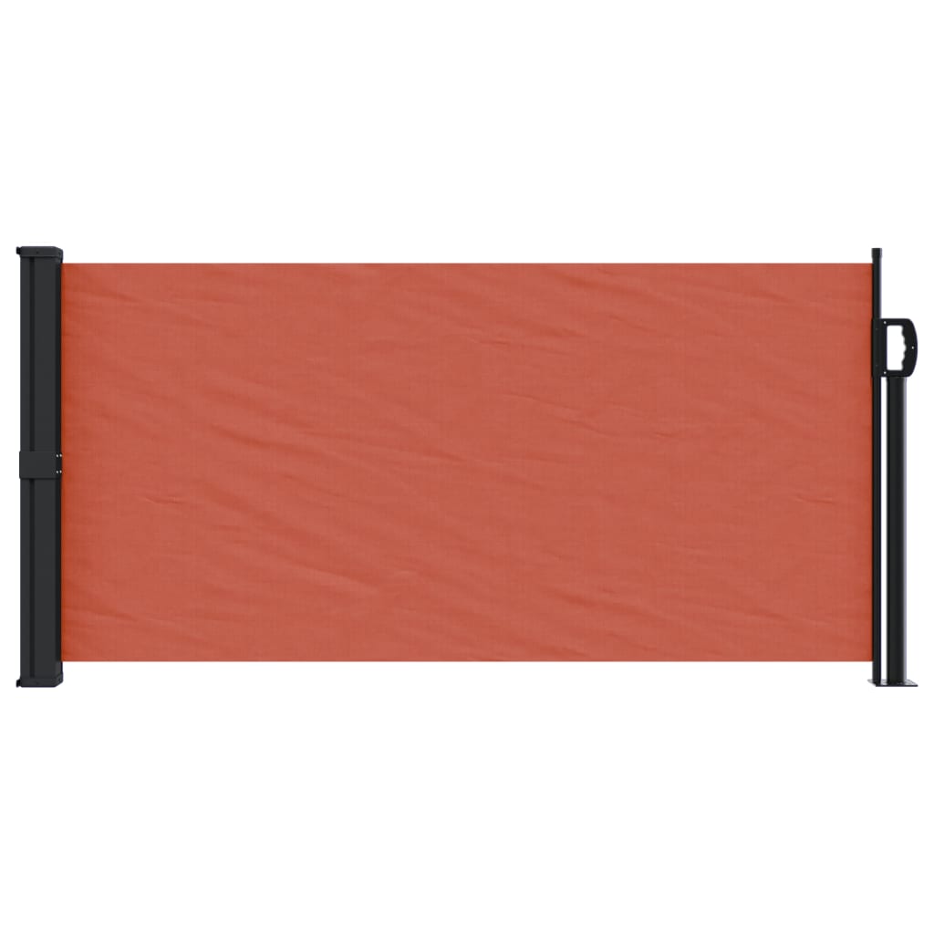 VidaXL Windshield Extendable 100x300 cm Terracotta