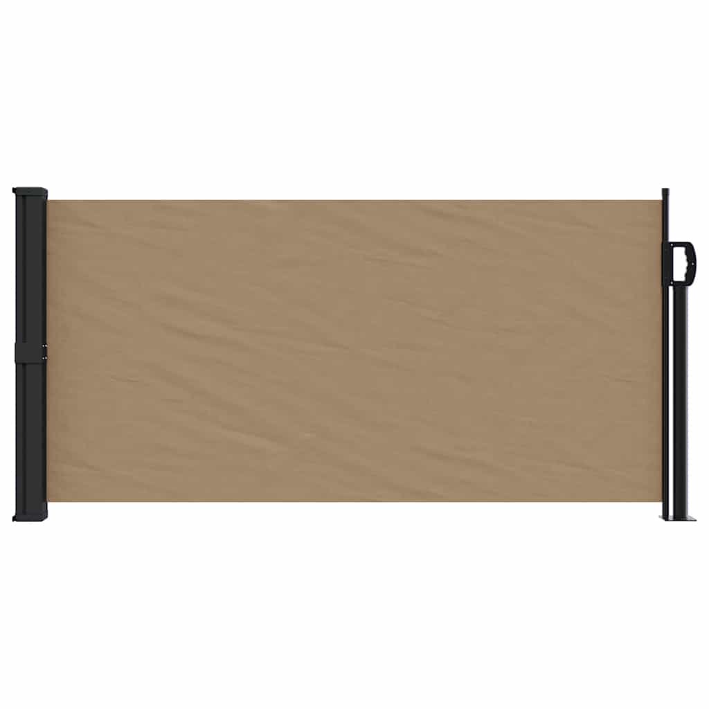 Vidaxx ausziehbarer Windschutz 100x300 cm Taupe