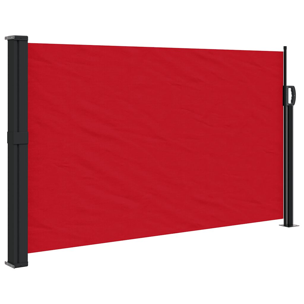 Vidaxl windscherm uittrekbaar 117x300 cm rood