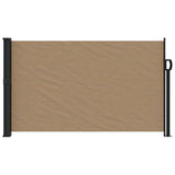 Pare-brise vidaxl extensible 117x300 cm taupe