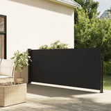 Vidaxx ausziehbarer Windschutz 140x300 cm schwarz