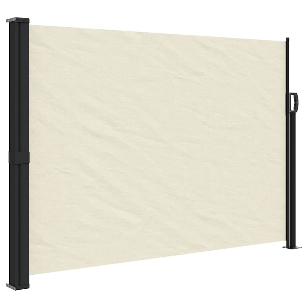Vidaxx ausziehbarer Windschutz 140x300 cm cremefarben