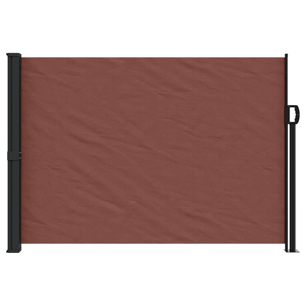 Vidaxx ausziehbarer Windschutz 140x300 cm braun