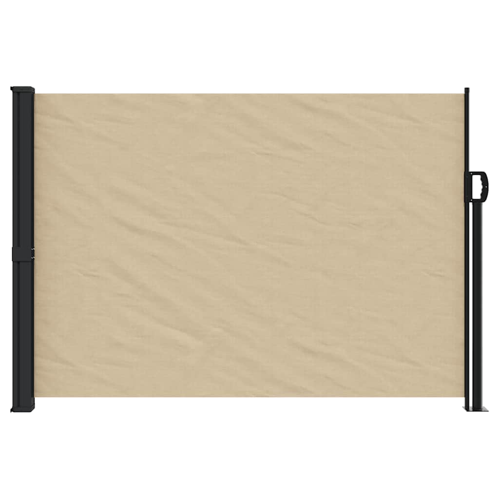 Vidaxx ausziehbarer Windschutz 140x300 cm beige