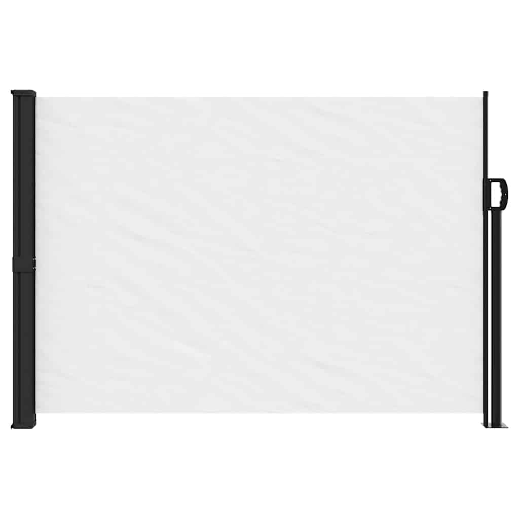 Vidaxx ausziehbarer Windschutz 140x300 cm weiß