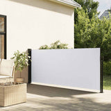Vidaxx ausziehbarer Windschutz 140x300 cm weiß
