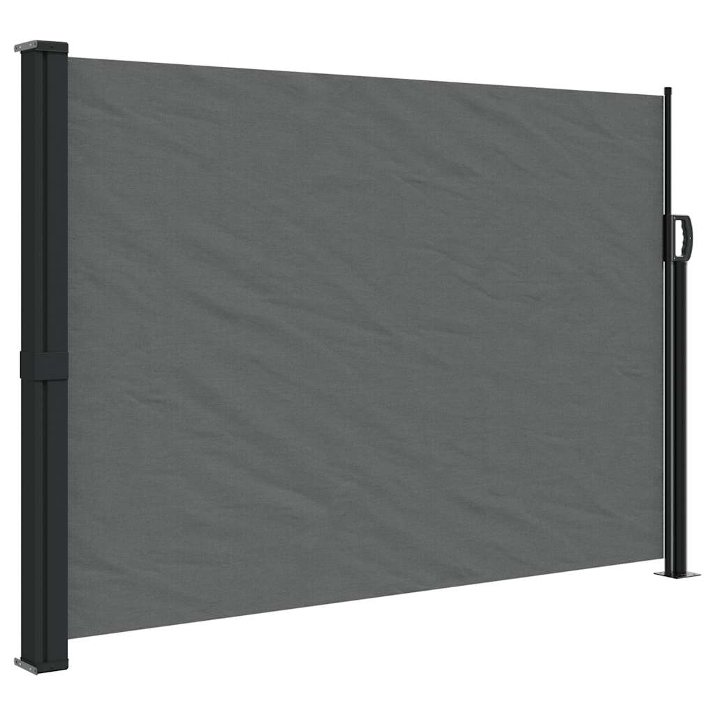 Vidaxx ausziehbarer Windschutz 140x300 cm Anthrazit