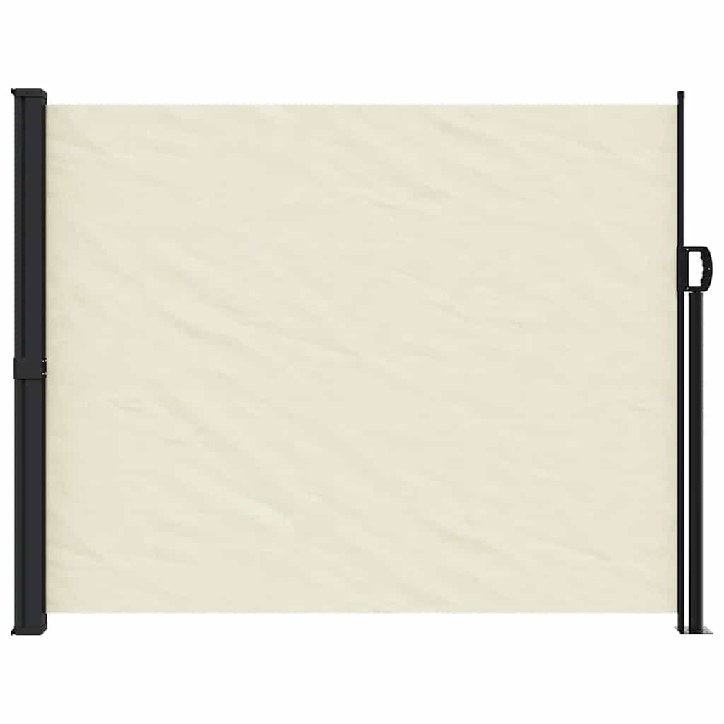 Vidaxx ausziehbarer Windschutz 160x300 cm cremefarben
