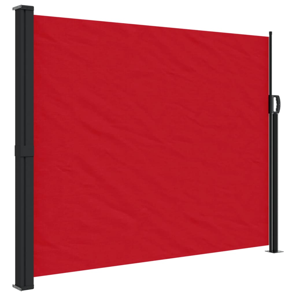 Vidaxl windscherm uittrekbaar 160x300 cm rood