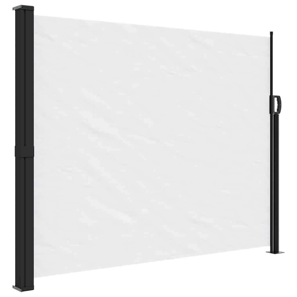 Vidaxx ausziehbarer Windschutz 160x300 cm weiß