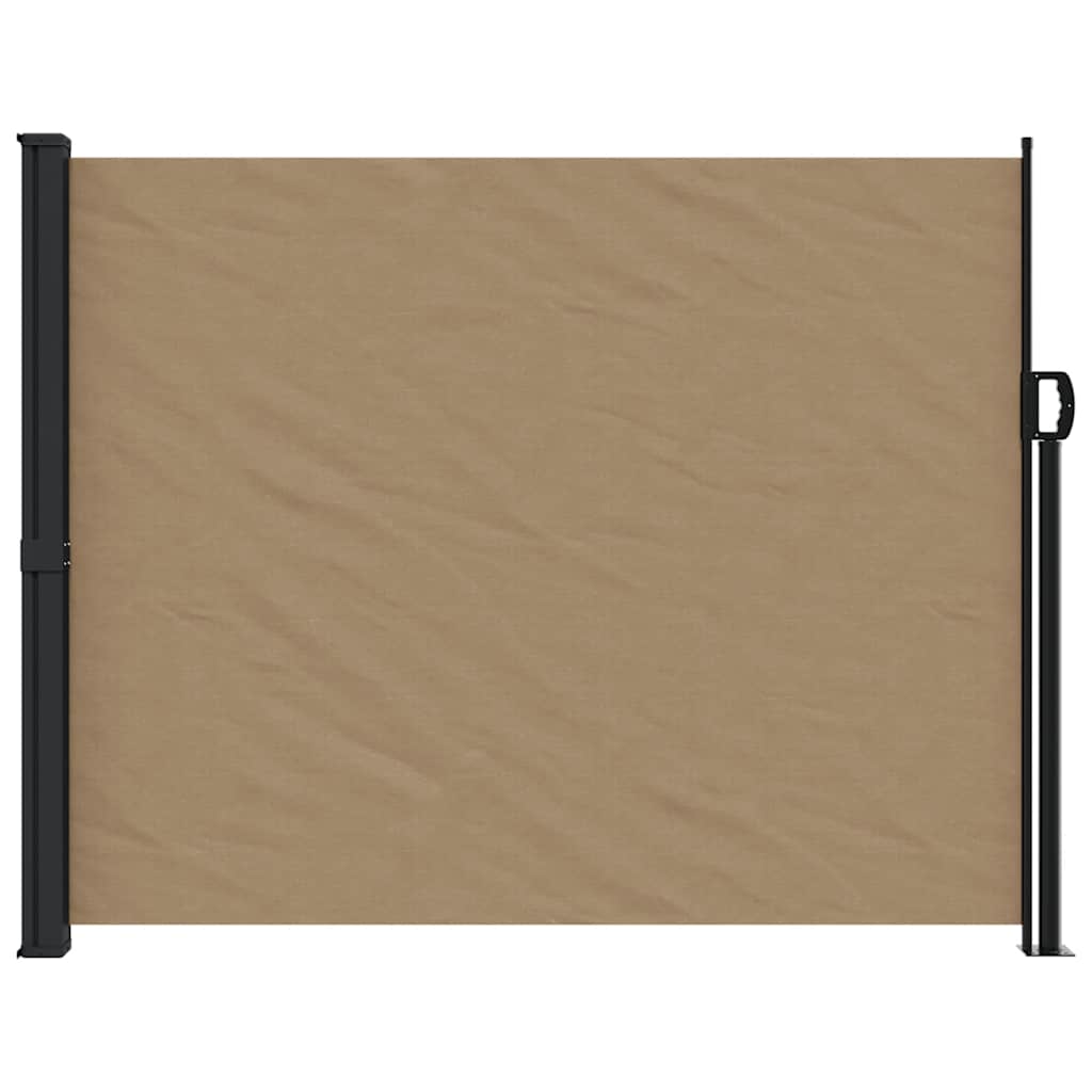 Vidaxx ausziehbarer Windschutz 170x300 cm taupe