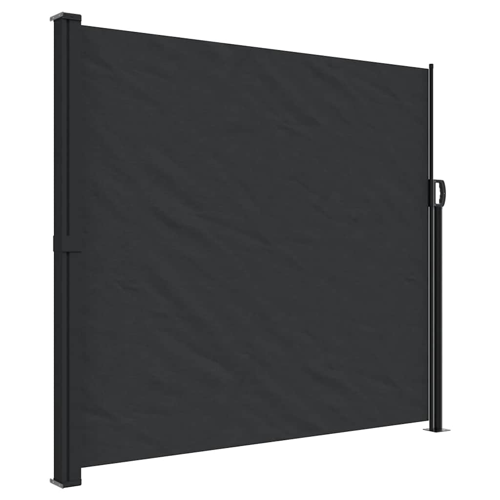 Vidaxx ausziehbarer Windschutz 180x300 cm schwarz