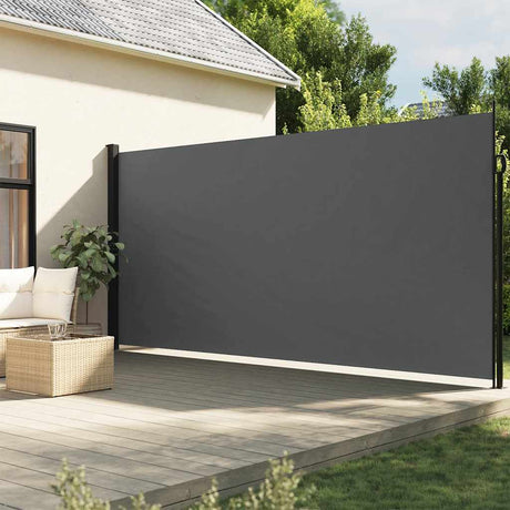 Vidaxx ausziehbarer Windschutz 220x300 cm Anthrazit