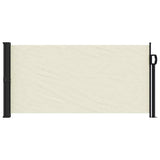 VidaXL Windshield Extendable 100x500 cm cream -colored