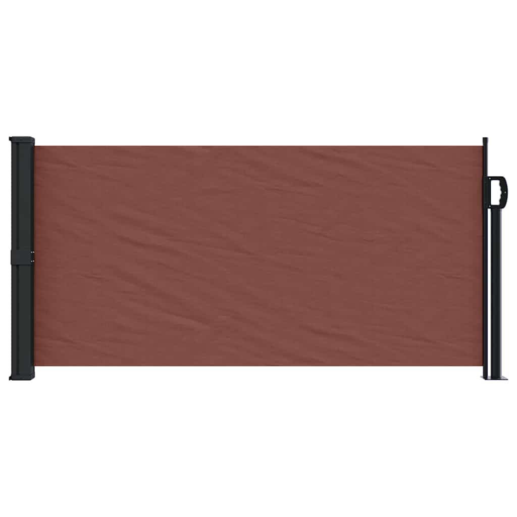 VidaXL Windshield Extendable 100x500 cm brown