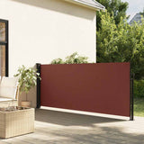 Vidaxx ausziehbarer Windschutz 100x500 cm braun