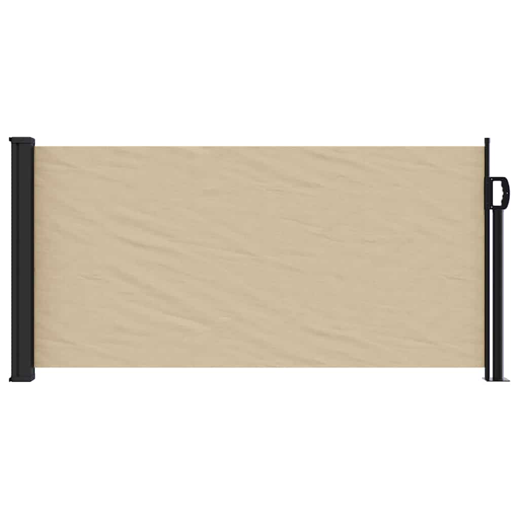 Vidaxl windscherm uittrekbaar 100x500 cm beige