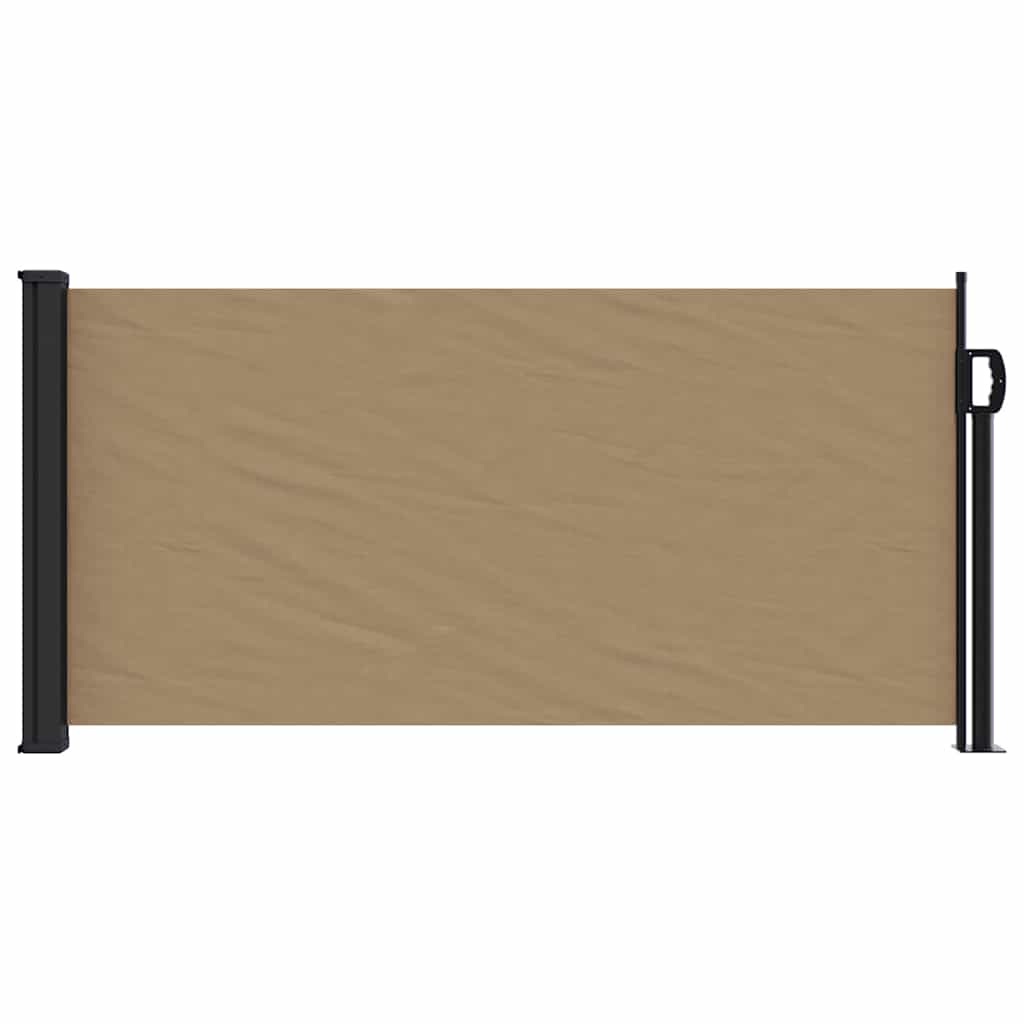 Vidaxl windscherm uittrekbaar 100x500 cm taupe