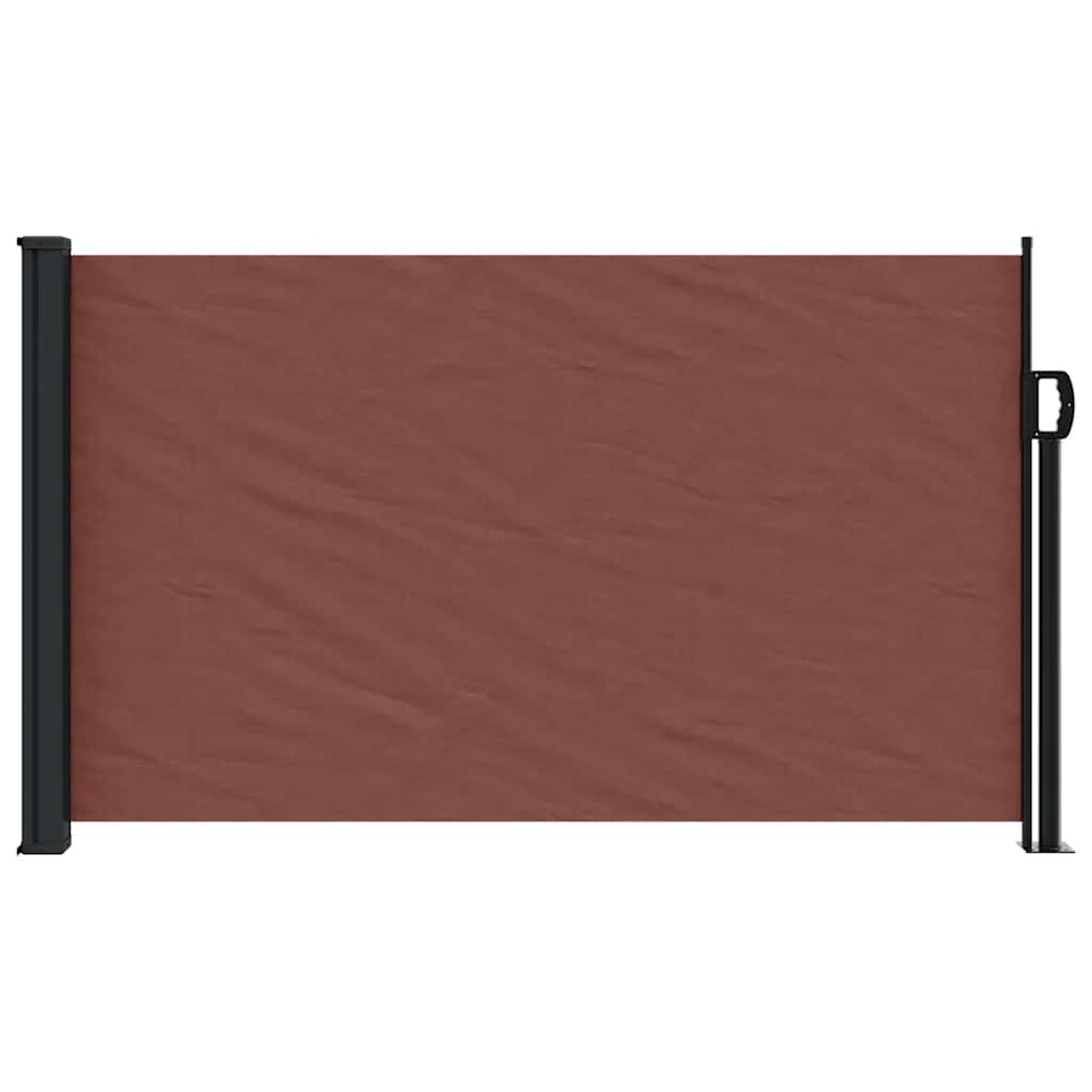 Vidaxx ausziehbarer Windschutz 120x500 cm braun