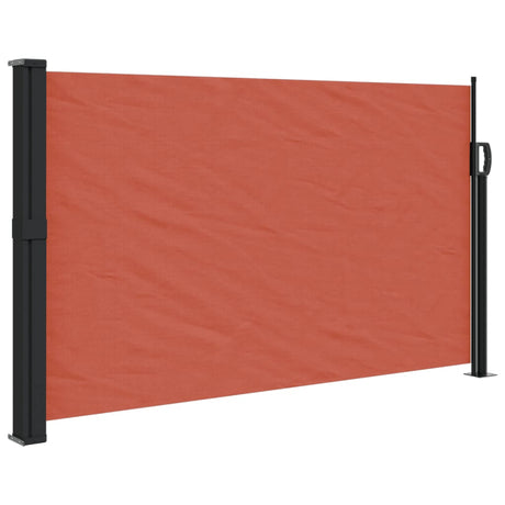 Vidaxx ausziehbarer Windschutz 120x500 cm Terrakotta