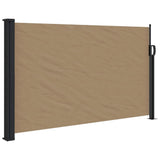 Vidaxx ausziehbarer Windschutz 120x500 cm Taupe
