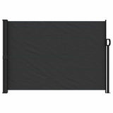 Vidaxx ausziehbarer Windschutz 140x500 cm schwarz