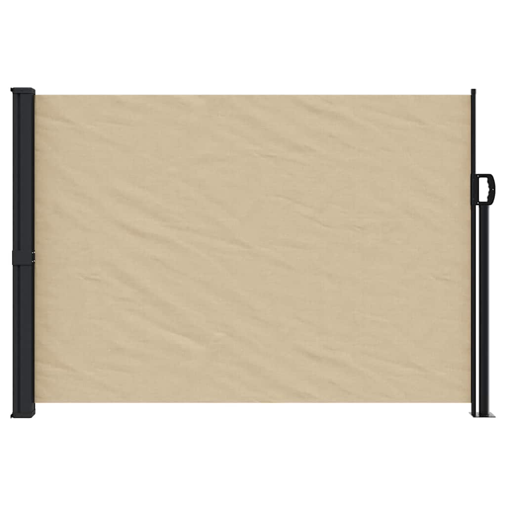 Vidaxl Windshield utvidbar 140x500 cm beige