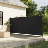 Vidaxx ausziehbarer Windschutz 160x500 cm schwarz