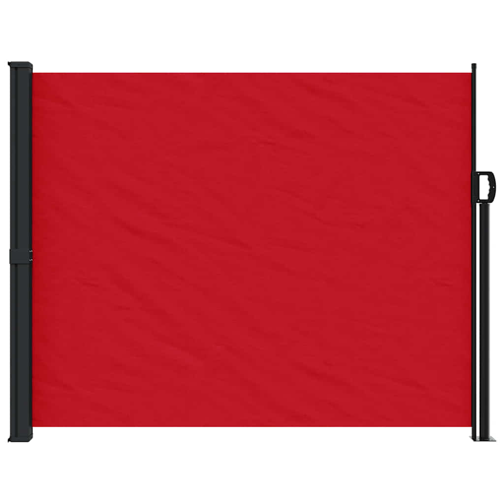 Vidaxx ausziehbarer Windschutz 160x500 cm rot