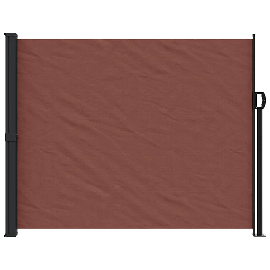 Vidaxx ausziehbarer Windschutz 160x500 cm braun