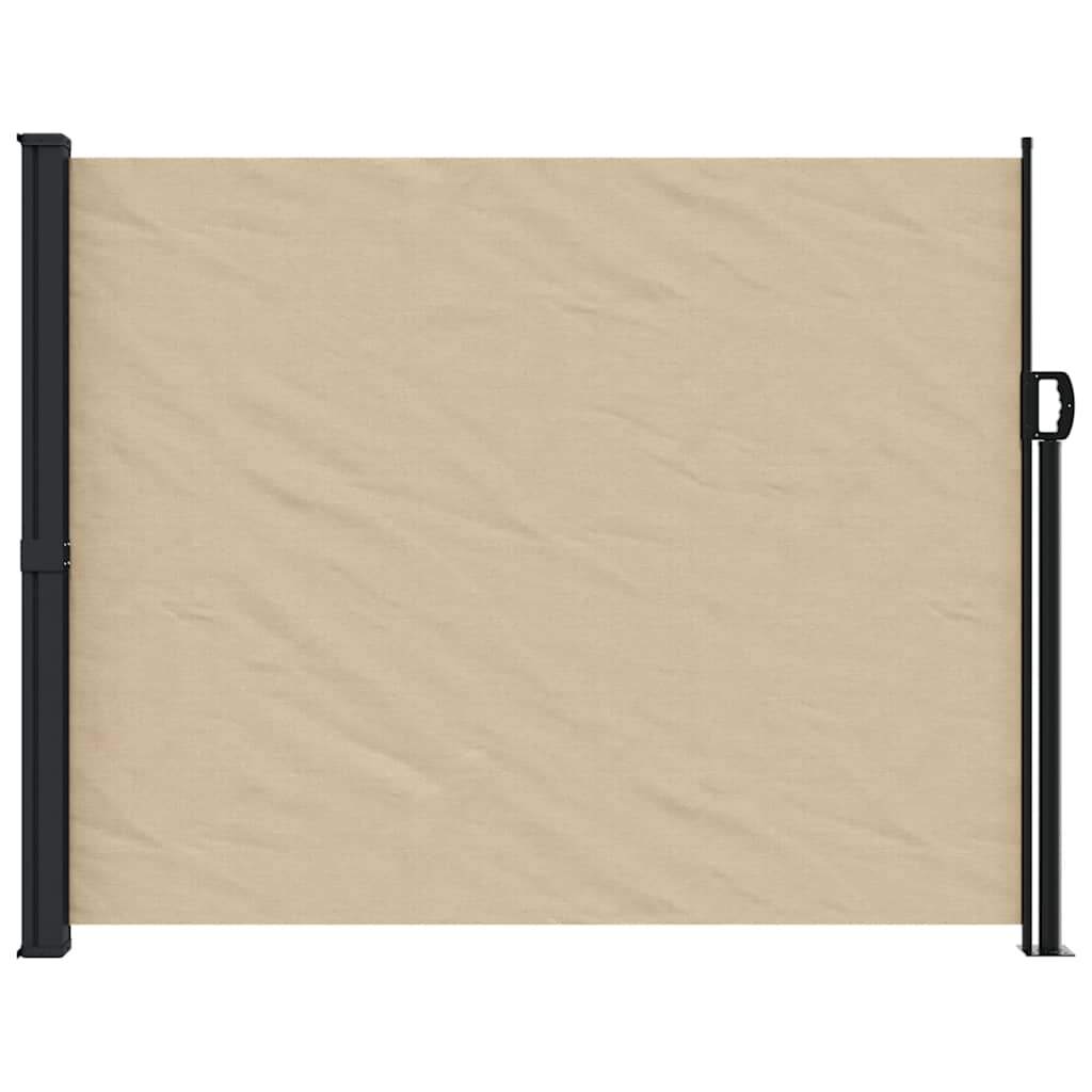Vidaxx ausziehbarer Windschutz 160x500 cm beige