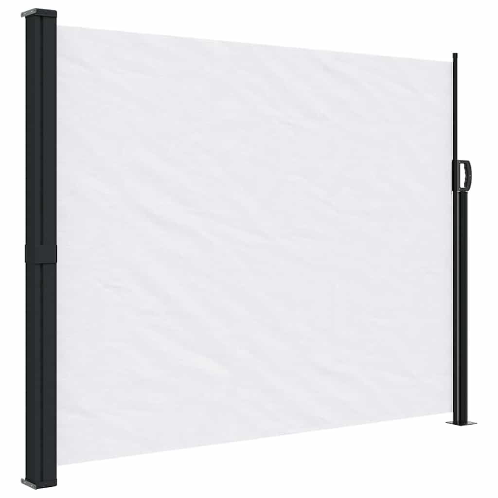 Vidaxx ausziehbarer Windschutz 160x500 cm weiß
