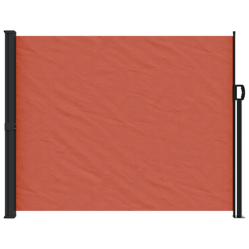 VidaXL Windshield Extendable 160x500 cm Terracotta