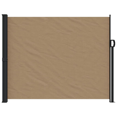 Vidaxx ausziehbarer Windschutz 160x500 cm Taupe