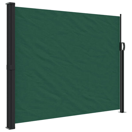 Vidaxl windscherm uittrekbaar 160x500 cm donkergroen