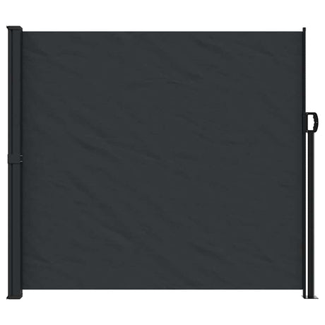 Vidaxx ausziehbarer Windschutz 180x500 cm schwarz