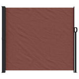 Vidaxx ausziehbarer Windschutz 180x500 cm braun