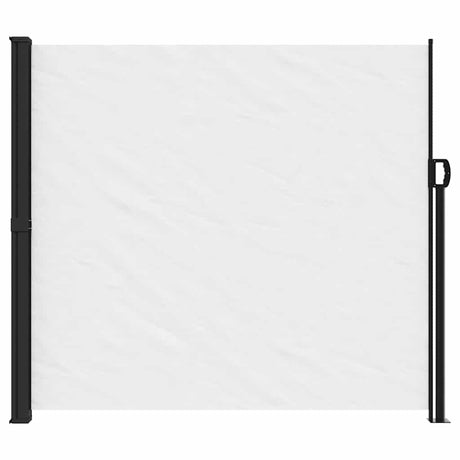 Vidaxx ausziehbarer Windschutz 180x500 cm weiß
