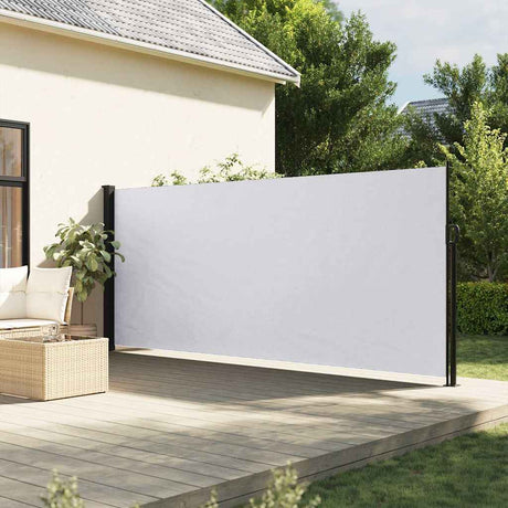 Vidaxx ausziehbarer Windschutz 180x500 cm weiß